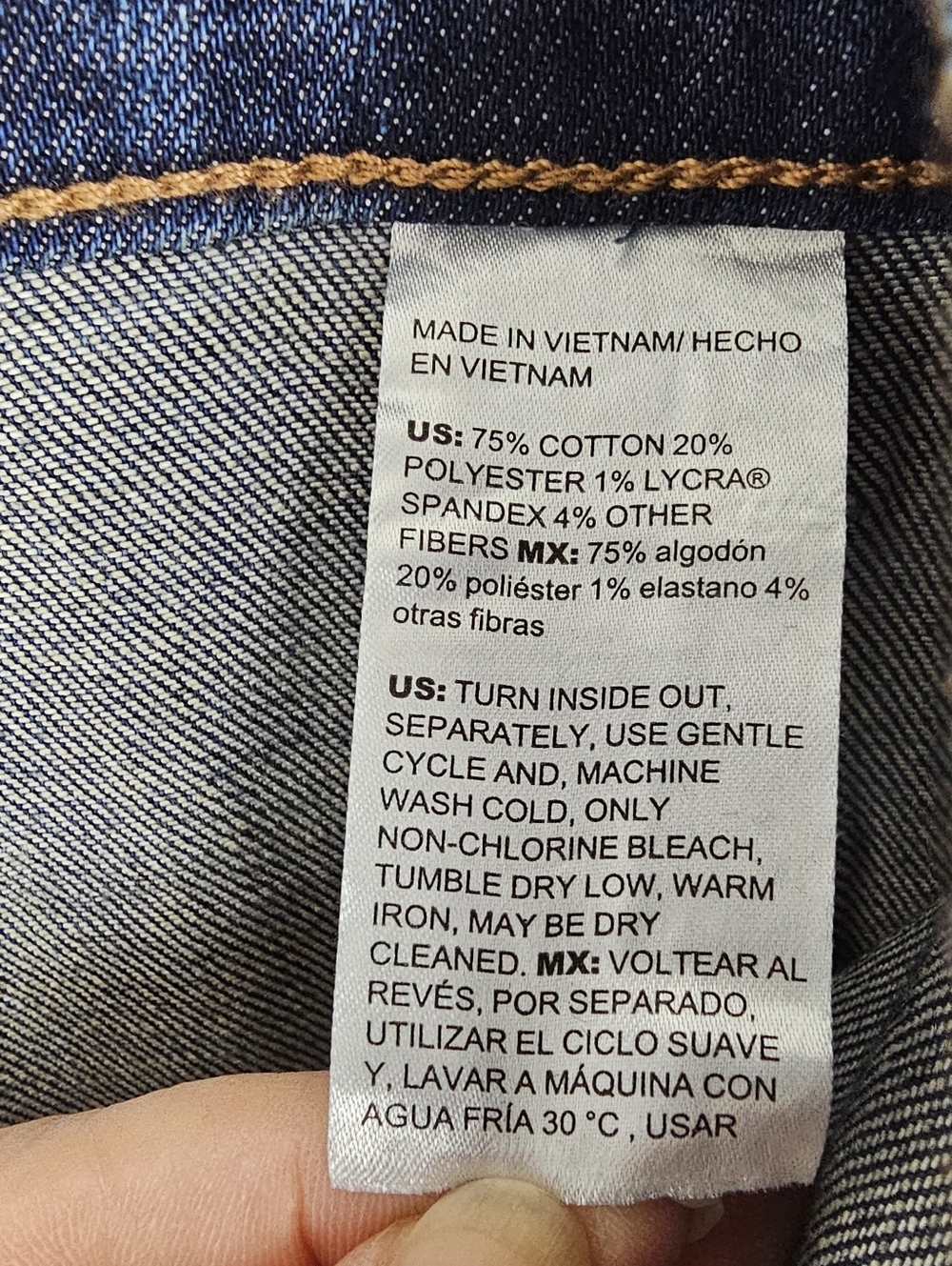 Chico's High Rise Straight Leg Jeans - Picture 6 of 9